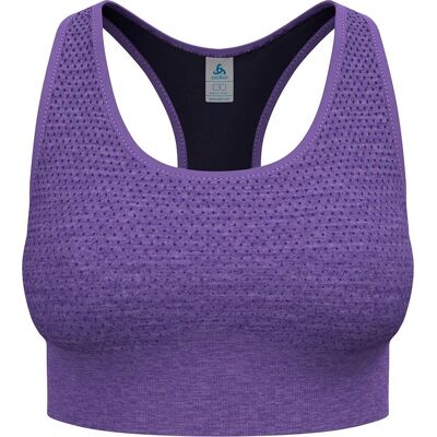 Odlo Modell Violett Nahtloser Sport-BH mit mittlerer Polsterung S Odlo Modell Violett Nahtloser Sport-BH mit mittlerer Polsterung S
