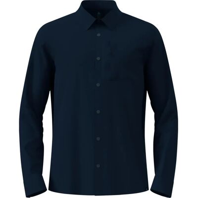 Odlo Essential Blau Outdoorhemd Odlo Essential Blau Outdoorhemd