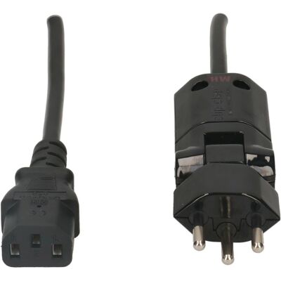Max Hauri 138227 Stromkabel - Power Stecker Typ J C13 Kupplung - Stromkabel Max Hauri 138227 Stromkabel - Power Stecker Typ J C13 Kupplung - Stromkabel