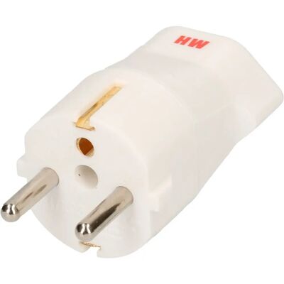Max Hauri AG 162312 Netzstecker Adapter - Typ F Weiß Max Hauri AG 162312 Netzstecker Adapter - Typ F Weiß