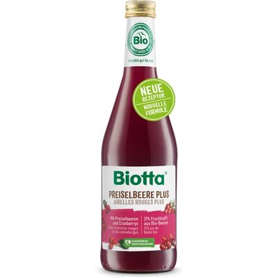 Biotta - Preiselbeere Plus - Bio - Saft Biotta - Preiselbeere Plus - Bio - Saft