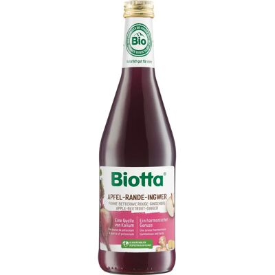 Biotta Pomme Betterave Gingembre Jus - Jus - Publicité Biotta Pomme Betterave Gingembre Jus - Jus - Publicité