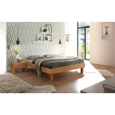 Hasena Rapallo Massivholzbett - Natur Eiche - Bett Hasena Rapallo Massivholzbett - Natur Eiche - Bett