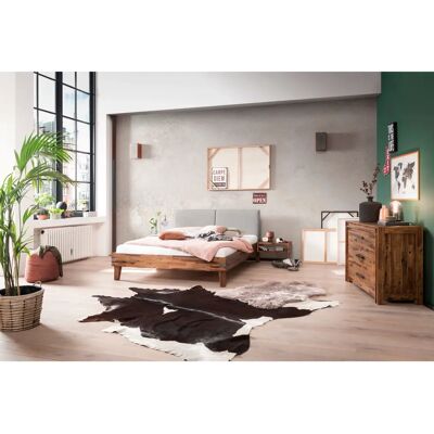 Hasena Alino Bettgestell - braun, grau, pepe grau - 180x200cm Hasena Alino Bettgestell - braun, grau, pepe grau - 180x200cm