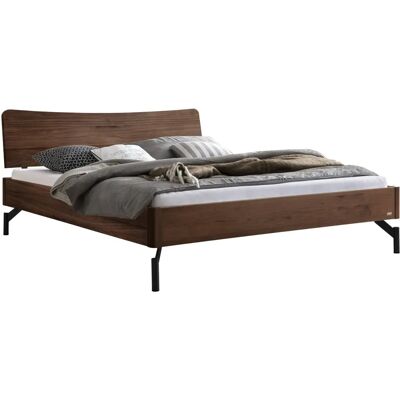 Hasena Albinia Bett - Nussbaum, 160x200 cm - Modern Minimalistisch Hasena Albinia Bett - Nussbaum, 160x200 cm - Modern Minimalistisch