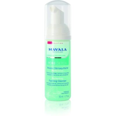 Mavala Marque Pore Detox Mousse - Nettoyant Purifiant pour la Peau - Publicité Mavala Marque Pore Detox Mousse - Nettoyant Purifiant pour la Peau - Publicité