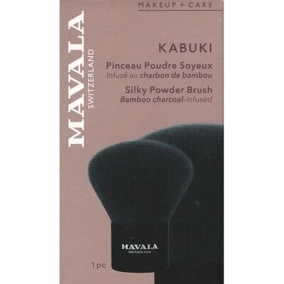 Mavala Bambuskohle Infusierter Seidene Puderpinsel - Make-up Pinsel Mavala Bambuskohle Infusierter Seidene Puderpinsel - Make-up Pinsel
