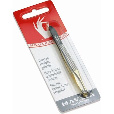 Mavala Gold Tweezers - Fine Hair Removal Tool Mavala Gold Tweezers - Fine Hair Removal Tool