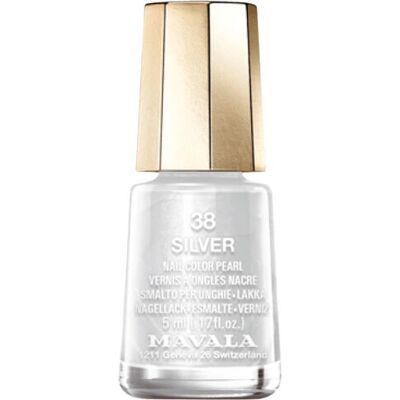 Vernis à Ongles Argent Mavala - Longue Durée, Séchage Rapide - Vernis Vernis à Ongles Argent Mavala - Longue Durée, Séchage Rapide - Vernis