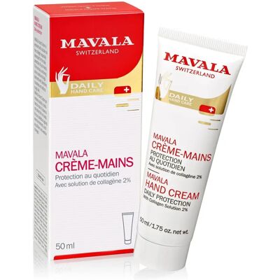 Crème Mains Mavala Collagène - Hydratante & Protectrice - Publicité Crème Mains Mavala Collagène - Hydratante & Protectrice - Publicité