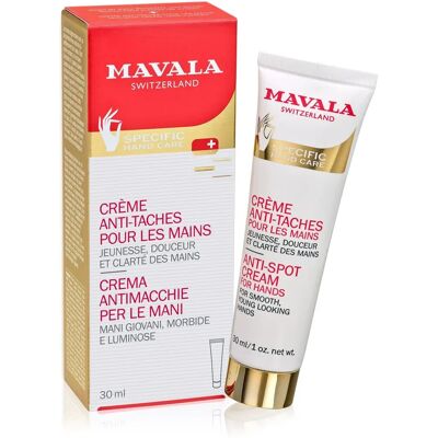 Crème Organique Mavala pour Mains Éclaircissante - Publicité Crème Organique Mavala pour Mains Éclaircissante - Publicité