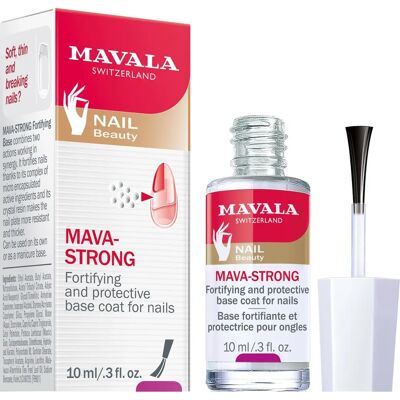 Mavala Mava-Strong Fortifying Base Coat - Base Coat for Weak Nails Mavala Mava-Strong Fortifying Base Coat - Base Coat for Weak Nails
