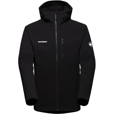 Giacca con Cappuccio Mammut Ultimate Comfort SO per Uomo - nera Giacca con Cappuccio Mammut Ultimate Comfort SO per Uomo - nera