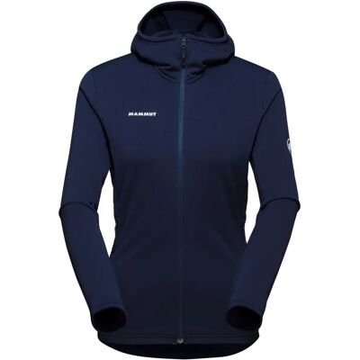 Mammut Aconcagua Light ML Hooded Jacket Women - Blue - Midlayer Hooded Jacket Mammut Aconcagua Light ML Hooded Jacket Women - Blue - Midlayer Hooded Jacket