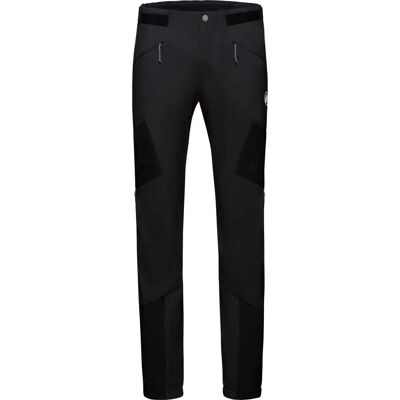 Mammut Marca Modelo - Pantalones híbridos para esquí de montaña - Negro/Naranja Mammut Marca Modelo - Pantalones híbridos para esquí de montaña - Negro/Naranja