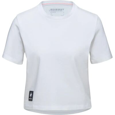 Mammut Massone Cropped T-Shirt Weiß - Freizeit & Klettern Mammut Massone Cropped T-Shirt Weiß - Freizeit & Klettern