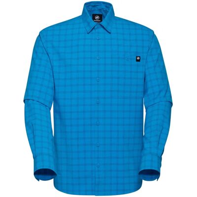 Mammut Lenni Longsleeve Shirt Herren Blau - Outdoorhemd Mammut Lenni Longsleeve Shirt Herren Blau - Outdoorhemd