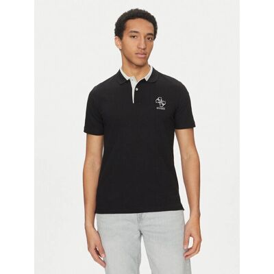 Guess LYLE SS POLO - Herrpolo svart - EU Storlekar Guess LYLE SS POLO - Herrpolo svart - EU Storlekar