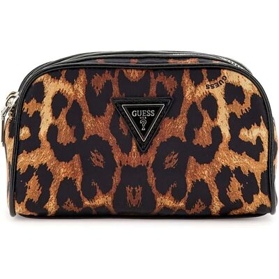 Guess Christelle Luipaard Potloodtas - Potloodtas Guess Christelle Luipaard Potloodtas - Potloodtas