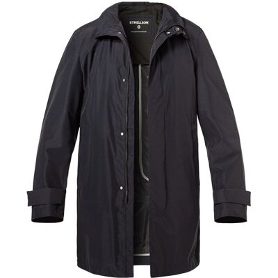 Strellson Faley Blaue Regular Fit Jacke - Mantel Strellson Faley Blaue Regular Fit Jacke - Mantel