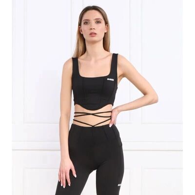 Guess Brigit Top Aktywny - Czarny - Rozmiar M - Top sportowy Guess Brigit Top Aktywny - Czarny - Rozmiar M - Top sportowy