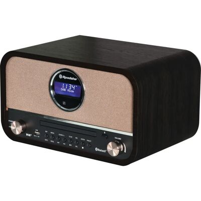 Système audio domestique Roadstar HRA-1782ND+BK - Vintage 30W Bluetooth CD - Publicité Système audio domestique Roadstar HRA-1782ND+BK - Vintage 30W Bluetooth CD - Publicité