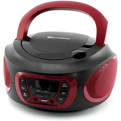 Lecteur CD portable Roadstar CDR-365 U/RD - Radio, MP3, USB - Publicité Lecteur CD portable Roadstar CDR-365 U/RD - Radio, MP3, USB - Publicité