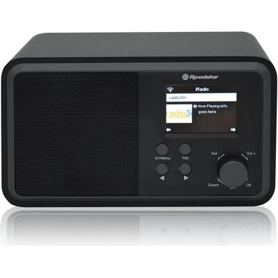 Roadstar IR-390D+BT/BK WLAN Internet Radio - Kompakter Tragbarer Lautsprecher Roadstar IR-390D+BT/BK WLAN Internet Radio - Kompakter Tragbarer Lautsprecher