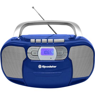 Roadstar RCR-4635UMPBL Tragbares Stereo-System - FM CD MP3 Player Roadstar RCR-4635UMPBL Tragbares Stereo-System - FM CD MP3 Player