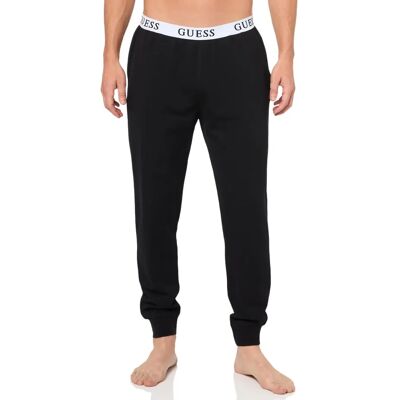Guess Heren Jogger Broek Zwart - Jogger Guess Heren Jogger Broek Zwart - Jogger