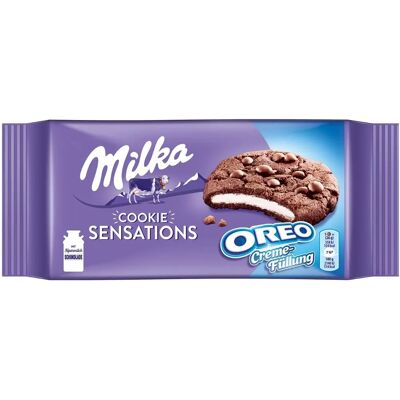 Milka Cookie Sensations Oreo - 156g Chokoladekiks Milka Cookie Sensations Oreo - 156g Chokoladekiks