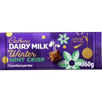 Cadbury - Dairy Milk Winter Mint Crisp Edition - Publicité Cadbury - Dairy Milk Winter Mint Crisp Edition - Publicité