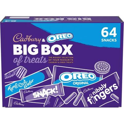 Boîte de snacks Cadbury OREO - 64 Friandises 1.8KG - Publicité Boîte de snacks Cadbury OREO - 64 Friandises 1.8KG - Publicité