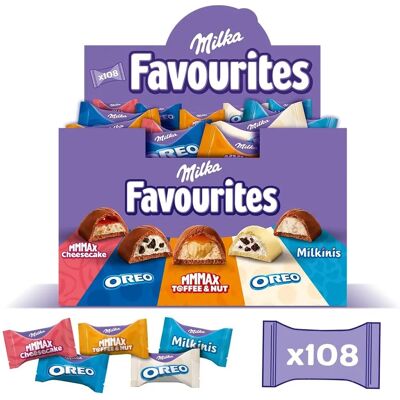 Milka Oreo Oreo White Assortiment de chocolats - chocolat - Publicité Milka Oreo Oreo White Assortiment de chocolats - chocolat - Publicité