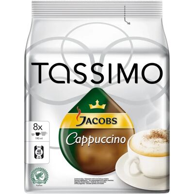 Tassimo Jacobs Cappuccino Classico - Kávékapszulák Tassimo Jacobs Cappuccino Classico - Kávékapszulák