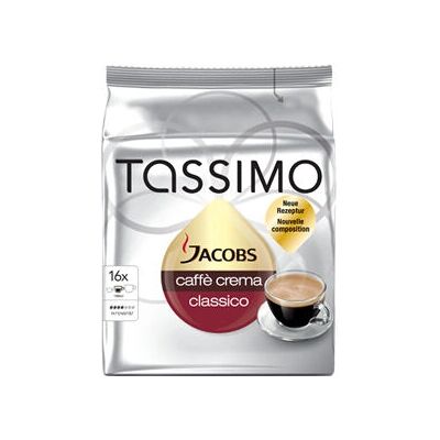 Tassimo Jacobs Caffé Crema Classico T-Disc - 16 Port. Publicité Tassimo Jacobs Caffé Crema Classico T-Disc - 16 Port. Publicité