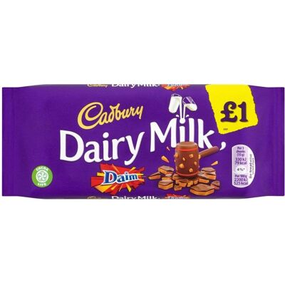 Cadbury - Dairy Milk Daim 120g - Publicité Cadbury - Dairy Milk Daim 120g - Publicité