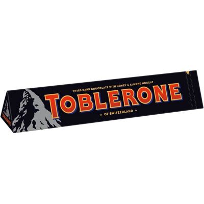 Toblerone - 4020175 - Chocolat noir - Miel et amandes - Barre de chocolat - Publicité Toblerone - 4020175 - Chocolat noir - Miel et amandes - Barre de chocolat - Publicité