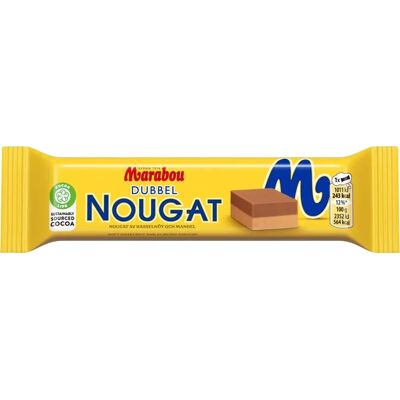 Marabou Kaksinkertainen nougat vaalean suklaapatukka - Suklaa Marabou Kaksinkertainen nougat vaalean suklaapatukka - Suklaa