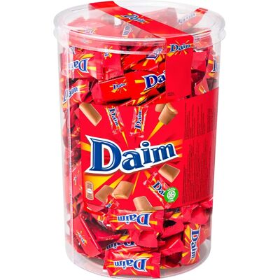 Daim Mini Cylinder - 2,5kg Chokolade Snack Daim Mini Cylinder - 2,5kg Chokolade Snack