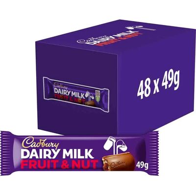 Cadbury - Dairy Milk Fruit and Nut - Chocolate Bar Cadbury - Dairy Milk Fruit and Nut - Chocolate Bar