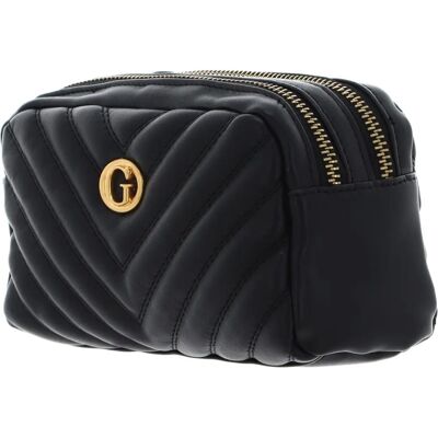 Guess Double Zip Noir - Trousse de Toilette - Publicité Guess Double Zip Noir - Trousse de Toilette - Publicité