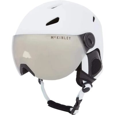 Casque de Ski McKINLEY Homme Pulse S2 Visor HS-01 - Blanc/Noir/Gris - M Casque de Ski McKINLEY Homme Pulse S2 Visor HS-01 - Blanc/Noir/Gris - M