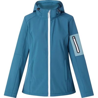 Veste softshell femme McKINLEY Kadino - Femme - Bleu - Veste Veste softshell femme McKINLEY Kadino - Femme - Bleu - Veste