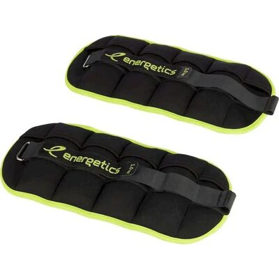 Cavigliere di peso Energetics - Regolabili, Unisex - Nero/Giallo - 0,5kg Cavigliere di peso Energetics - Regolabili, Unisex - Nero/Giallo - 0,5kg
