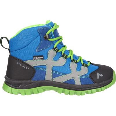 Botas de Trekking McKINLEY Santiago AQX - Unisex - Verde lima y azul oscuro Botas de Trekking McKINLEY Santiago AQX - Unisex - Verde lima y azul oscuro