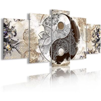 Arte Moderno Dekoarte su Tela Ying Yang - 5 Pezzi 200x100cm Arte Moderno Dekoarte su Tela Ying Yang - 5 Pezzi 200x100cm