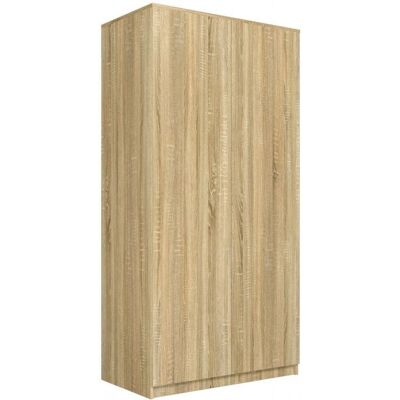 HUCOCO Esme - Armoire - Style scandinave - 90x50x180 - Publicité HUCOCO Esme - Armoire - Style scandinave - 90x50x180 - Publicité