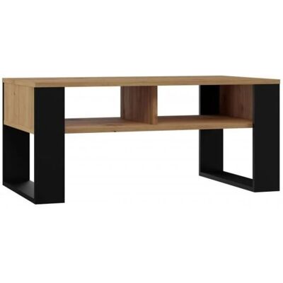 HUCOCO Aurea Mesita Rectangular Estilo Loft - Tipo de Producto HUCOCO Aurea Mesita Rectangular Estilo Loft - Tipo de Producto