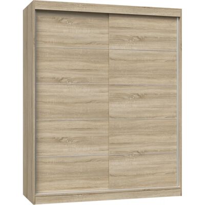 TOPESHOP PAOLO - Armario con 2 puertas correderas - 160 cm de ancho - Armario de 2 puertas TOPESHOP PAOLO - Armario con 2 puertas correderas - 160 cm de ancho - Armario de 2 puertas
